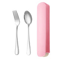 Axyaa Stainless Steel Tableware Set - Spoon, Knife, Fork - Simple and Portable for Home or Dorm