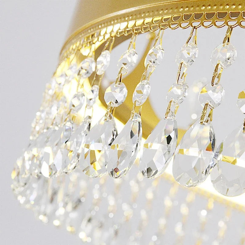 Axyaa Nordic Princess Crystal Chandelier for Home Lighting