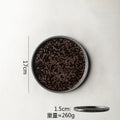 Axyaa Ceramic Plate Round Flat Breakfast Dessert Steak Sashimi Molecular Cuisine Tableware