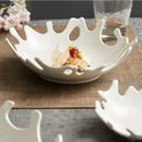 Axyaa Coral Ceramic Tableware Set for Salads, Desserts, Fruits - Family & Restaurant Dishes