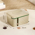 Axyaa Stackable Storage Box Organizer with Lid: Toys, Snacks, Books, Sundries Home Organization