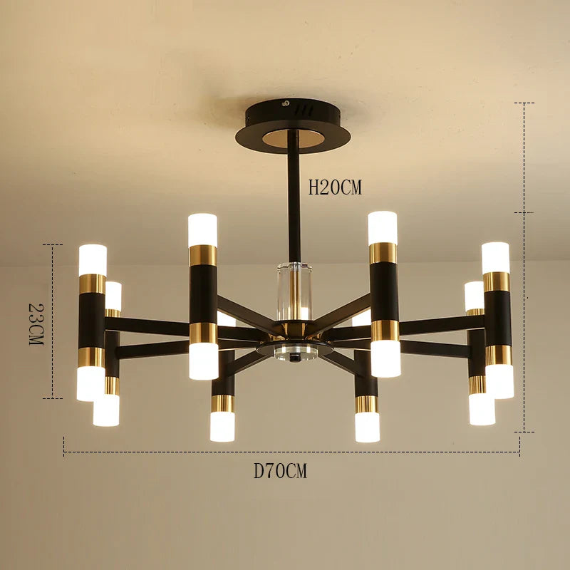 Axyaa Modern Minimalist Light Luxury Pendant Lamp Elegant Italian Restaurant Lighting