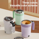 Axyaa Self-Stirring Coffee Cup: Rechargeable Electric Mixer with Magnetic Stainless Steel Base