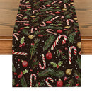Axyaa Poinsettia Table Runner - Festive Dining Room Decor