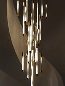 Axyaa Nordic Loft LED Chandelier - Stylish Modern Living Room Lighting