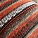 Axyaa Bohemian Textured Striped Throw Pillow Cover for Sofa Bed