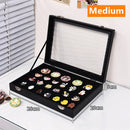 Axyaa Medal Display Box: Dust-Proof Storage for Pins, Brooches, and Jewelry
