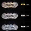 Axyaa Gold Crystal Chandelier: Luxury Lighting for Dining, Living, Bedroom, Kitchen Island