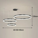 Axyaa Modern LED Pendant Light for Living and Dining Room Chandeliers