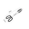 Axyaa Gold Food Scissor Tong for Kitchen Utensils & Cooking Clever Clamp