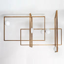 Axyaa Modern LED Ceiling Chandelier for Minimalist Living Room