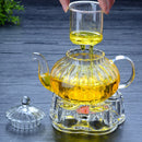 Axyaa 600ml Glass Teapot with Infuser Herbal TeaCup