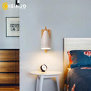 Axyaa Mid-Century Adjustable Reading Wall Lamps for Bedrooms & Airbnb Background Lighting