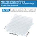 Axyaa Pet Blocker: Clear Adjustable Furniture Gap Stopper for Cats and Dogs
