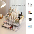 Axyaa Cosmetic Storage Box with Large Capacity Drawers for Beauty and Makeup Organization.