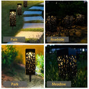 Axyaa Solar Retro Buried Path Light: Waterproof Garden Lamp for Outdoor Landscape Decoration