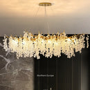 Luxury Axyaa Branch LED Pendant Lights, Gold Lustre Aluminium Lamparas