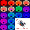Axyaa LED Sunset Lamp for Atmosphere Nightlight in Living Room and Bedroom