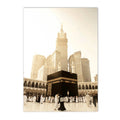 Sunrise Mosque Canvas Print by Axyaa - Islamic Wall Art Poster for Home Decor