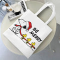 Axyaa Cartoon Dog Tote Bag - Foldable Shoulder Bag for Women and Students