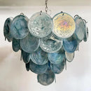 Axyaa Circular Glass Chandelier for Hotel Villa, Living Room, Dining Room, Bedroom