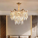 Axyaa Modern Crystal Pendant Lamp for Living Room, Bedroom, and Dining Room