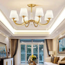 Axyaa Luxury Crystal Chandelier Pendant Light for Living and Dining Room