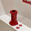 Axyaa Ceramic Melting Candle Vase for Wedding Engagement Decor