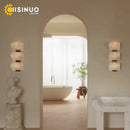 Axyaa Marble LED Wall Lamp - Modern Bedroom Light Fixture