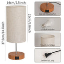 Axyaa Touch Control Desk Lamp with USB Ports and Dimmable Reading Light