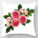 Axyaa Red Roses Square Large Pillow Cases High Quality Thick Covers