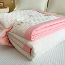 Axyaa Summer Cool Quilt Solid Color Lightweight Single Double Upgrade