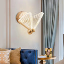 Nordic Acrylic & Iron LED Butterfly Wall Lamp by Axyaa for Indoor Lighting