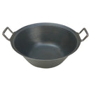 Axya Cast Iron Wok Pot - Big Thick Nonstick Cooking Pan for Soup, Stew, and Fry