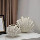 Axyaa Shell Vase Flowerpot: Simulated Shell Terrarium for Stylish Home Decor