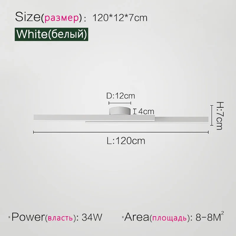 Axyaa Ceiling Lamp for Hallway, Balcony, Cloakroom - Minimalist Room Lighting