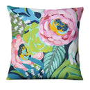 Axyaa Watercolor Flowers Painting Print Pillowcase 45x45cm Home Decor Pillows