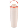 Axyaa Double Wall Vacuum Insulated Water Bottle with Straw - 30oz