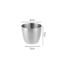 Axyaa Stainless Steel Beer Cups Korean Restaurant Coffee Cup Drinkware