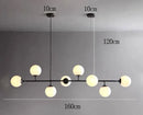 Axyaa Modern Pendant Chandelier for indoor Dining Room Lighting
