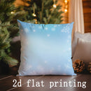 Axyaa Winter Scenes Pillow Covers for Sofa Bedroom Car Cushion