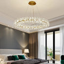 Axyaa Dandelion Crystal Chandelier: Modern Glass Nordic Light