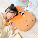 Axyaa Cartoon Bread Memory Foam Pillow - Sleep Aid & Backrest Support