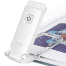 Axyaa Book Light: LED Clip-on Reading Light for Books in Bed, 3 Brightness Levels