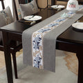 Axyaa Chinese Style Retro Table Runner with Tassel - Home Decor Embroidery Textile