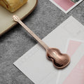 Axyaa Guitar Spoon: Stainless Steel Music Bar Dessert Stirring Gift