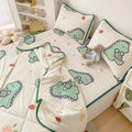 Axyaa Cooling Comforter Set with Latex Bed Mat - Lightweight & Breathable Quilt