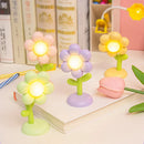 Axyaa Mini Flower Night Light: Cute Table Lamp for Kids' Bedroom and Desktop Ornament