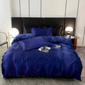 Axyaa Ice Silk Quilt Cover & Pillowcase Set - Summer Smoothness, Naked Sleep Quality