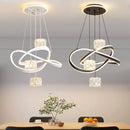 Axyaa Crystal Chandelier | Luxury Living Room and Dining Room Pendant Light